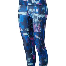 New Balance Blue Printed Tights-picture-30