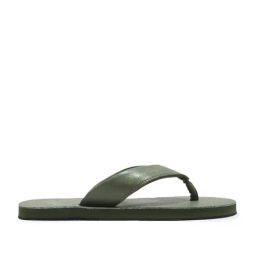 Woodland Men's Olive Green Flip Flops-image-53