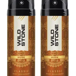 Wild Stone Classic Musk Deodorant for Men - Pack of 2-image-1