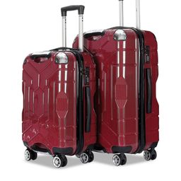 Story@home Set Of 2 Polycarbonate 8 Wheel Hard Small & Medium Trolley Bags-image-69