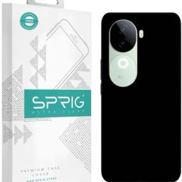 Sprig Back Cover for IQOO Z9S 5G (Black)-image-14