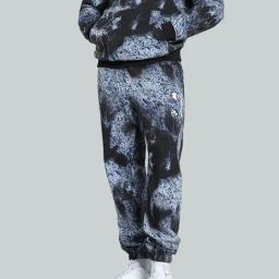 Puma Black Cotton Regular Fit Printed Trackpants-image-100