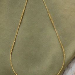 Sri Jagdamba Pearls 22k Yara Plain Gold Chain-image-17