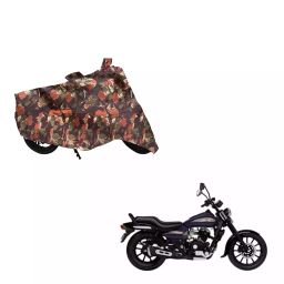 Auto Pearl Waterproof Two Wheeler Cover For Bajaj Avenger 150 Street (Multi Color)-image-86