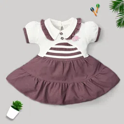 Hijo Kids Wear Girls Colourblocked Fit & Flare Dress-image-51