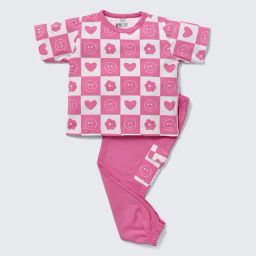 Nite Flite Girls Multicolor Cotton Printed Pyjama Set-image-21