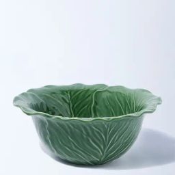 Westside Home Green Cabbage Leaf Design Bowl-image-69