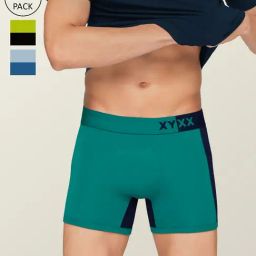 XYXX Multicolor Micro Modal Trunks - Pack of 3-picture-3