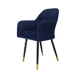 zidle Rosey Ex Comfy Cafe Dining Sofa with Strong Legs Foam & Velvet 85x54 cm Blue for Dining & Kitchen-image-73