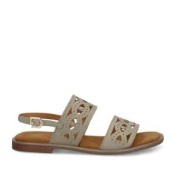 BAGATT Women's Yasha Light Green Back Strap Sandals-image-36
