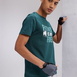 HRX by Hrithik Roshan Typography Printed Training T-shirt-image-39