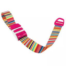 AS ONE Colorful Tourniquet Polyester, Buckle & polycarbonate Stripe Pink, 500124-40