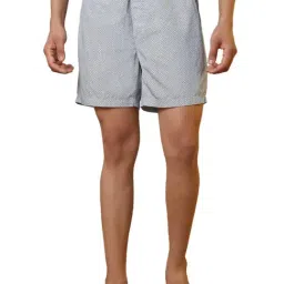 Sleepz by Raymond White Pure Cotton Printed Regular Fit Boxers-picture-39