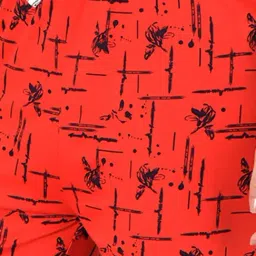 Kotty Red Printed Pyjamas image 5