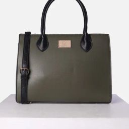 Allen Solly Green Textured Medium Handbag-97