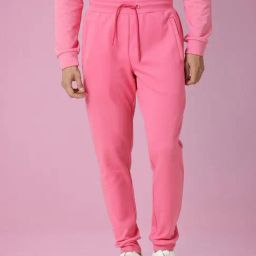 Rare Rabbit Pink Relaxed Fit Solid Trackpants-picture-20