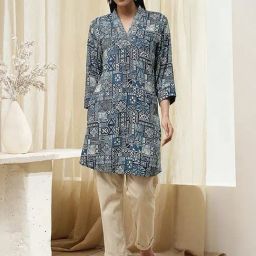Biba Teal Printed Kurtis-picture-20