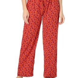 Smarty Pants Orange Cotton Regular Fit Printed Lounge Pants-image-51