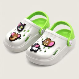 Svaar Unisex Kids Printed Rubber Clogs-16