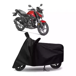 Auto Pearl Bike Cover for Honda X-Blade (Black)-picture-47