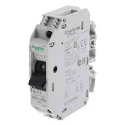 Schneider Electric GB2 1 Pole DIN Rail Mount 5 A Thermal Circuit Breaker, GB2CB10-picture-38