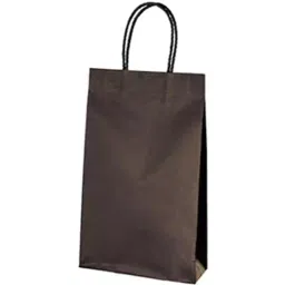 AS ONE Plain Black Smooth Bag with PP String Handle, 61-309-6-16 (Set of 300 pcs) image 1