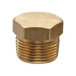 Merababa Brass Cored Hex Head Plug 19.05 mm (3/4 Inch) Male NPT Thread for Pipe Fitting-picture-27