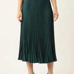 LookShine Flared A-Line Maxi Skirt-image-42