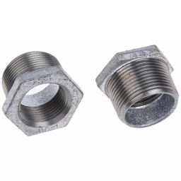 Georg Reducer Bush Fischer Galvanised malleable Iron Fitting Straight male BSPT 1-1/4in to Female BSPP 1in, 770241231 (Pack of 5)-image-87