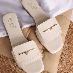 Sole Saga Women Open Toe Flats-70