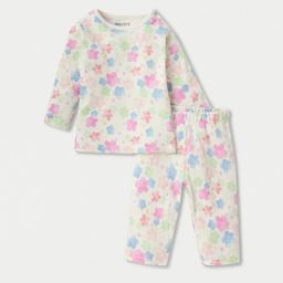 Juniors by Babyshop Girls Graphic Printed Pure Cotton T-shirt With Pyjama-picture-9