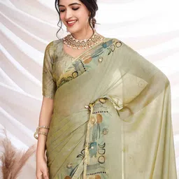 all about you Aari Work Pure Chiffon Saree-picture-26