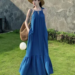 JC Mode Shoulder Straps Maxi Dress-picture-37