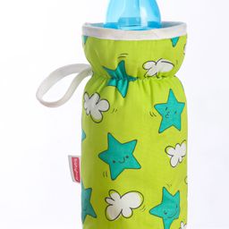 Babyhug Bottle Cover with Star Cloud Print Medium Green - Fits Upto 120 ml to 260 ml Bottle-10