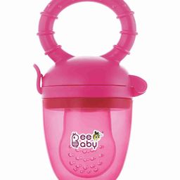 BeeBaby Fruttino Silicone Food & Fruit Nibbler Soft - Pink-5