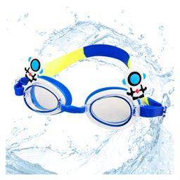 KARBD Swimming Goggles Kids Size with Anti Fog UV Protection Glasses - Cartoon Space Design-10