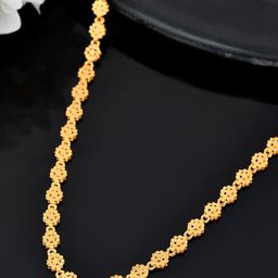VALLEY OF JEWELLERY - Women Gold-Plated Geometric Shaped Stainless Steel Chain - Gold-15