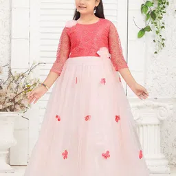 BAESD Embellished Net Maxi Dress-image-18