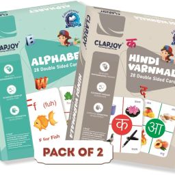 Alphabet & Hindi Varnamala Flash Cards for Kids for 2 years & above-11