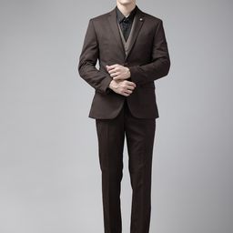 Park Avenue Super Slim Fit 3 Piece Formal Suit-image-97