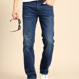 Being Human Men Straight Fit Light Fade Stretchable Jeans-image-78