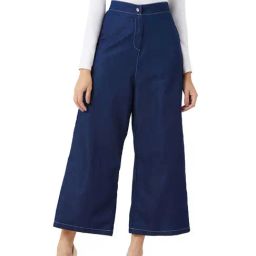 Miss Chase Navy High Rise Denim Pants-image-68