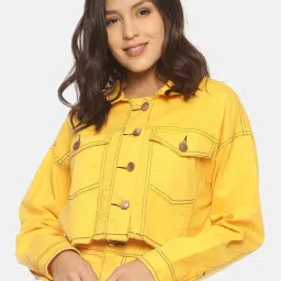ISU Yellow Regular Fit Jacket-picture-15