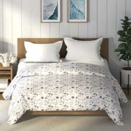 Nautica Raymarine Lavender 100% Cotton 130 GSM Double Comforter-image-67