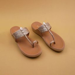 Ozuri Women Embellished One Toe Flats-23