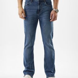 Snitch Men Blue Mid-Rise Slim Fit Jeans-image-101