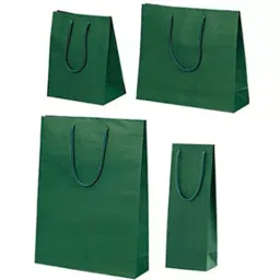 AS ONE Color Handbag Paper Bag Unbleached Kraft Paper Green, 61-313-5-6 (Set of 100 pcs)-image-89
