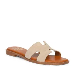 ViviBlu Women's Beige Slide Sandals-picture-46