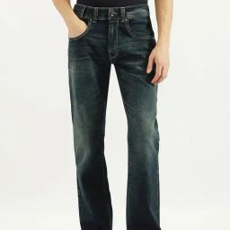 United Colors Of Benetton Navy Bootcut Jeans-image-24
