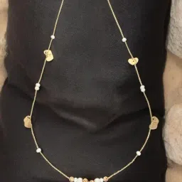Sri Jagdamba Pearls 18k Fara Designer Gold Chain-image-53